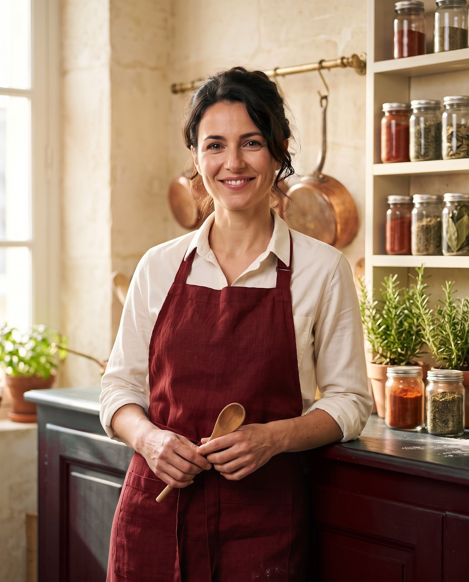 Portrait de Cheffe Suzanne dans son atelier à Oran
